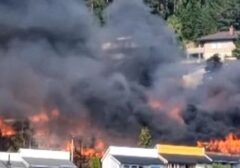 Api Merajalela, Ratusan Rumah Ludes di Lereng Bukit Norwegia