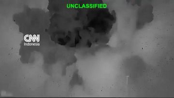 Video Serangan AS ke Menara Maritim Iran Dirilis CENTCOM