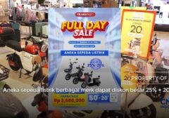 Diskon Besar-besaran Sepeda Listrik Merek 'Exotic' dan 'Pacific' di Jakarta Fair 2024