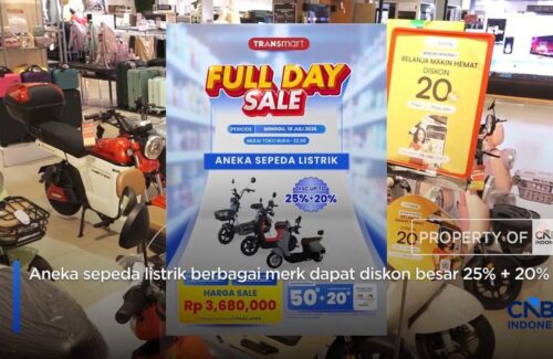 Diskon Besar-besaran Sepeda Listrik Merek 'Exotic' dan 'Pacific' di Jakarta Fair 2024