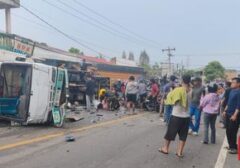 Sopir Truk Galon Jadi Tersangka Tabrakan Maut di Sibolangit