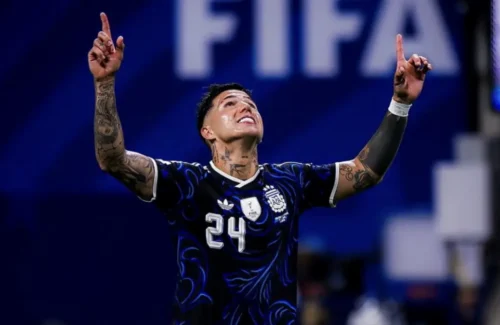 Enzo Fernandez Ungkap Inspirasi dari Legenda Maradona, Nobar dengan Alvarez