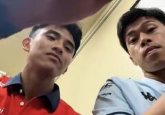 Mario Aji, Ai Ogura, dan Veda Ega Pratama Nikmati Momen Santai Bersama