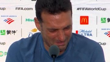 Tangis Scaloni Pecah di Konferensi Pers Usai Argentina Kalah di Final Piala Dunia 2026