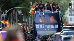 Spanyol Rayakan Juara Piala Dunia dengan Pawai Meriah di Madrid