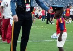 Momen Manis Adik Lamine Yamal Ramaikan Perayaan Kemenangan Spanyol di Piala Dunia 2026