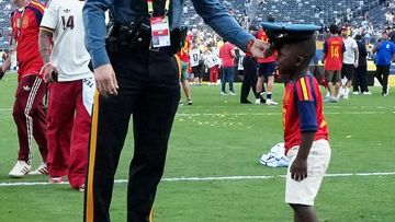 Momen Manis Adik Lamine Yamal Ramaikan Perayaan Kemenangan Spanyol di Piala Dunia 2026