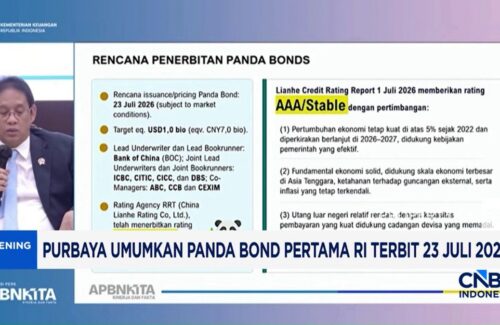 Indonesia Siap Terbitkan 'Panda Bond' Pertama Juli 2026