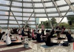 Semangat Pagi di Sesi Pamungkas Mat Pilates Wellnest Festival Vol. 2