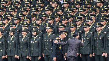 Presiden Prabowo Lantik 1.177 Perwira TNI-Polri Baru