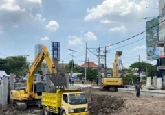 Surabaya Perluas Jalan Raya Menganti 950 Meter untuk Atasi Kemacetan