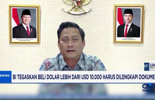 Bank Indonesia Perketat Pembelian Dolar AS di Atas 10.000 USD