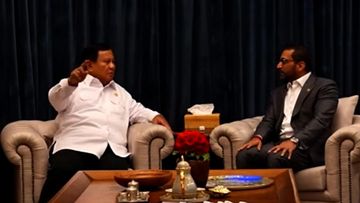 Direktur FBI Kash Patel Sambangi Rumah Prabowo di Kertanegara, Jakarta Selatan