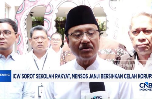 ICW Ungkap Kejanggalan Dana Bantuan Sekolah Rakyat, Mensos Berkomitmen Berantas Korupsi