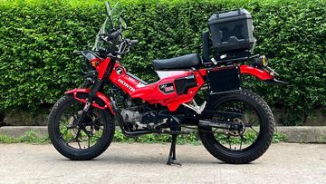 Honda Blade Bertransformasi Gaya Klasik ala CT125