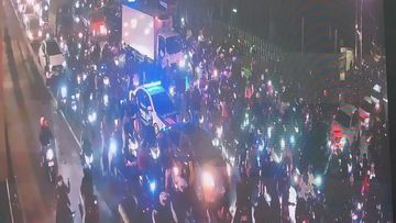Konvoi Motor Lumpuhkan Bundaran HI, Polisi Ambil Tindakan