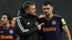 Eddie Howe Angkat Bicara Soal Masa Depan Bruno Guimaraes di Tengah Minat Arsenal