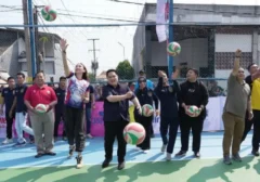 Erick Thohir Buka Turnamen Voli Putri Arie One Cup II, Dongkrak UMKM di Bekasi