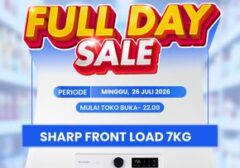 Transmart Gelar Full Day Sale, Diskon Rp 2 Juta untuk Mesin Cuci Sharp 7 Kg