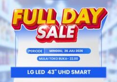 LG LED 43 UHD SMART Rp 3 Jutaan di Transmart Full Day Sale 26 Juli