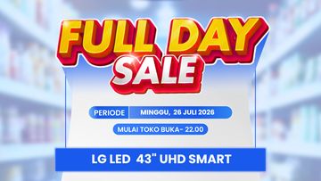 LG LED 43 UHD SMART Rp 3 Jutaan di Transmart Full Day Sale 26 Juli