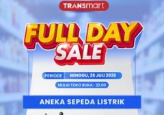 Transmart Gelar Full Day Sale 26 Juli, Diskon Gede untuk Sepeda Listrik