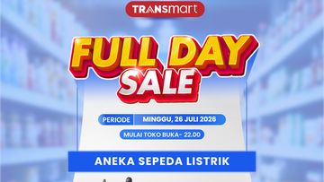 Transmart Gelar Full Day Sale 26 Juli, Diskon Gede untuk Sepeda Listrik