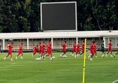 Skuad Garuda Jalani Latihan Pamungkas, Marselino dan Hubner Tinggalkan Lapangan Lebih Awal