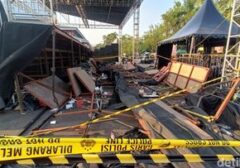Puluhan Luka Akibat Tribun VIP Kejurnas Drift Purwokerto Ambruk