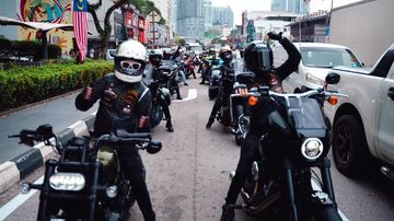 Lady Bikers HOG Indomobil Taklukkan Malaysia dengan Harley-Davidson
