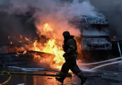 Serangan Rudal Rusia Tewaskan Satu Orang di SPBU Zaporizhzhia