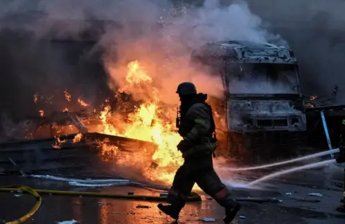 Serangan Rudal Rusia Tewaskan Satu Orang di SPBU Zaporizhzhia