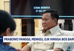 Prabowo Panggil Menteri Keuangan, OJK, dan Bos Baru BI Bahas Stabilitas Keuangan