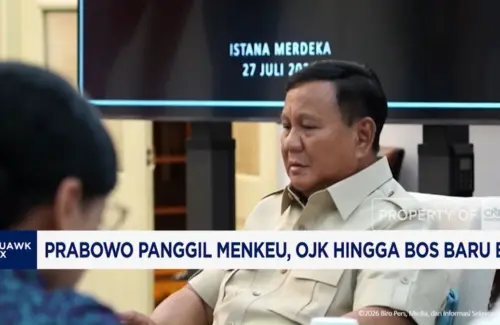Prabowo Panggil Menteri Keuangan, OJK, dan Bos Baru BI Bahas Stabilitas Keuangan