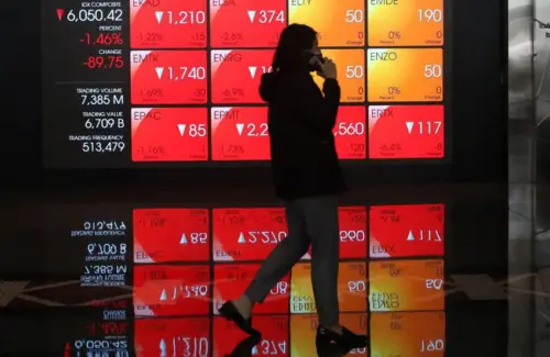Indeks Saham Menukik ke 6.130 Akibat Rontoknya 380 Saham