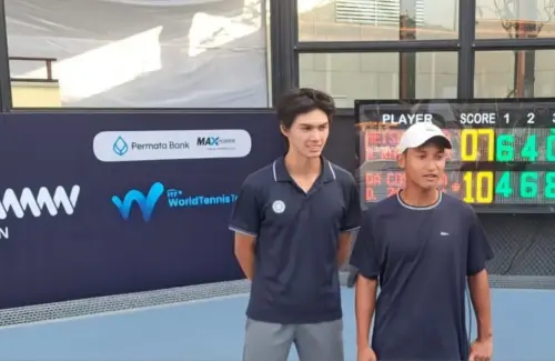 Rafalentino Ali Da Costa dan Ethan David Zapp Lolos ke Babak Kedua Turnamen Tennis Dunia 2026