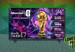 Diskon 45% untuk TV Hisense E7SF QLED Ultra Tipis, Tawarkan Fitur Premium dengan Harga Terjangkau