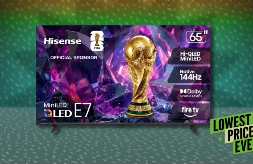 Diskon 45% untuk TV Hisense E7SF QLED Ultra Tipis, Tawarkan Fitur Premium dengan Harga Terjangkau
