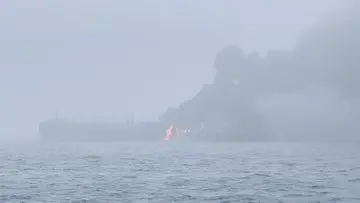 Drone Serang Kapal Tanker Gas AS di Pelabuhan Damietta, Mesir