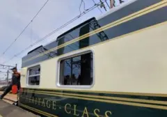 Prabowo Uji Coba Kereta Mewah "Nusantara Explorer" Rute Semarang-Batang