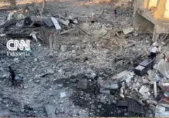 Kerusakan Parah Landa Deir Al Balah Gaza Pasca Serangan Israel