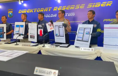 Polda Jatim Ungkap Peretasan 1.830 Situs untuk Promosi Judi Online