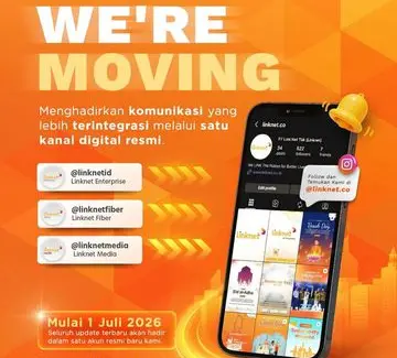 Linknet Satukan Akun Media Sosial Menjadi @linknet.co untuk Komunikasi Terpadu