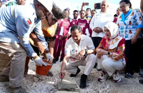 Mendagri Tito Resmikan Proyek Sekolah Rakyat Biak Numfor untuk Anak Terlantar