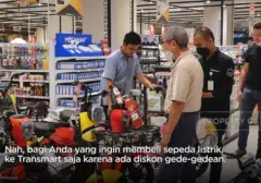 Transmart Full Day Sale: Sepeda Listrik Turun Harga Hingga 70% di 2 Agustus 2026