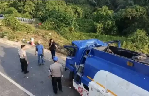 Mobil Tangki Terlibat Kecelakaan di Tanah Bumbu Ternyata Bukan Milik Pertamina