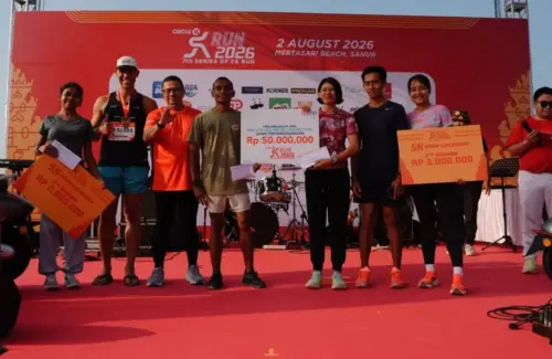 Ribuan Pelari Internasional Ramaikan CK Run 2026 di Pesisir Sanur Bali