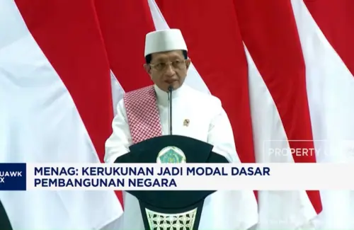 Menteri Agama: Kerukunan Umat Beragama Fondasi Utama Kemajuan Bangsa