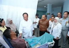 Jasa Raharja Jamin Perlindungan Penuh Korban Kebakaran KM Mutiara Sentosa II