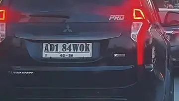 Pajero Sport Terjaring Tilang Akibat Pelat Nomor Tak Sesuai Standar